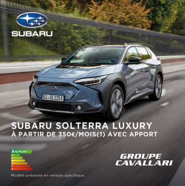 4 Roues motrices Subaru Solterra Luxury &agrave; partir de 350&euro;/mois(1)